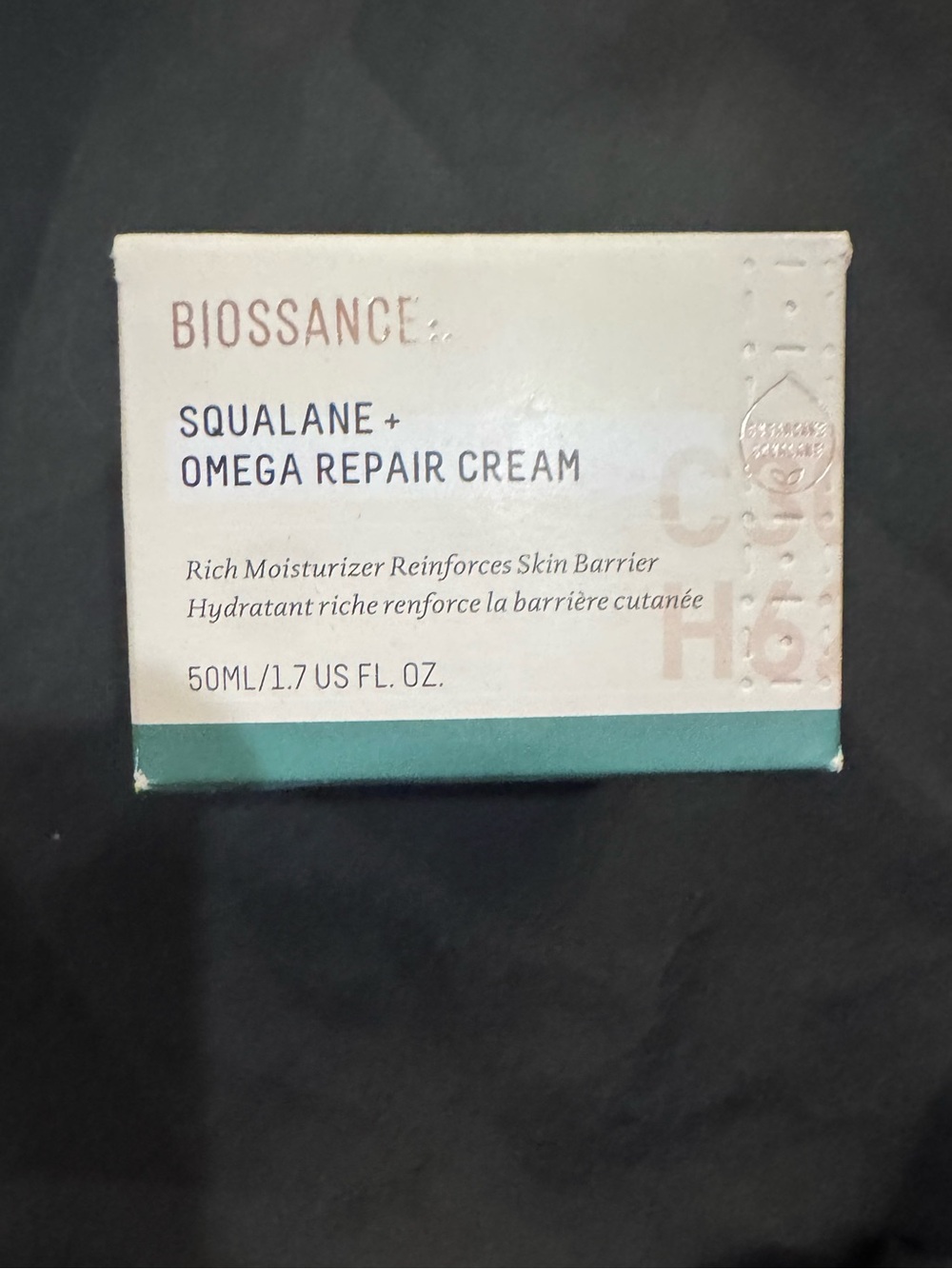 Biossance Omega Repair Deep Hydration Moisturizer with Ceramides and Hyaluronic